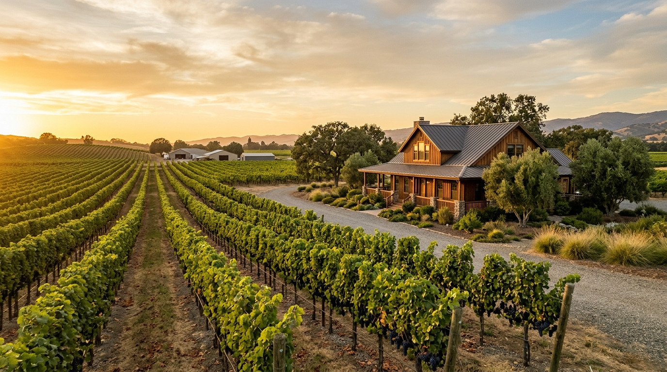 Wine Country and Vineyard Living in Acampo, CA