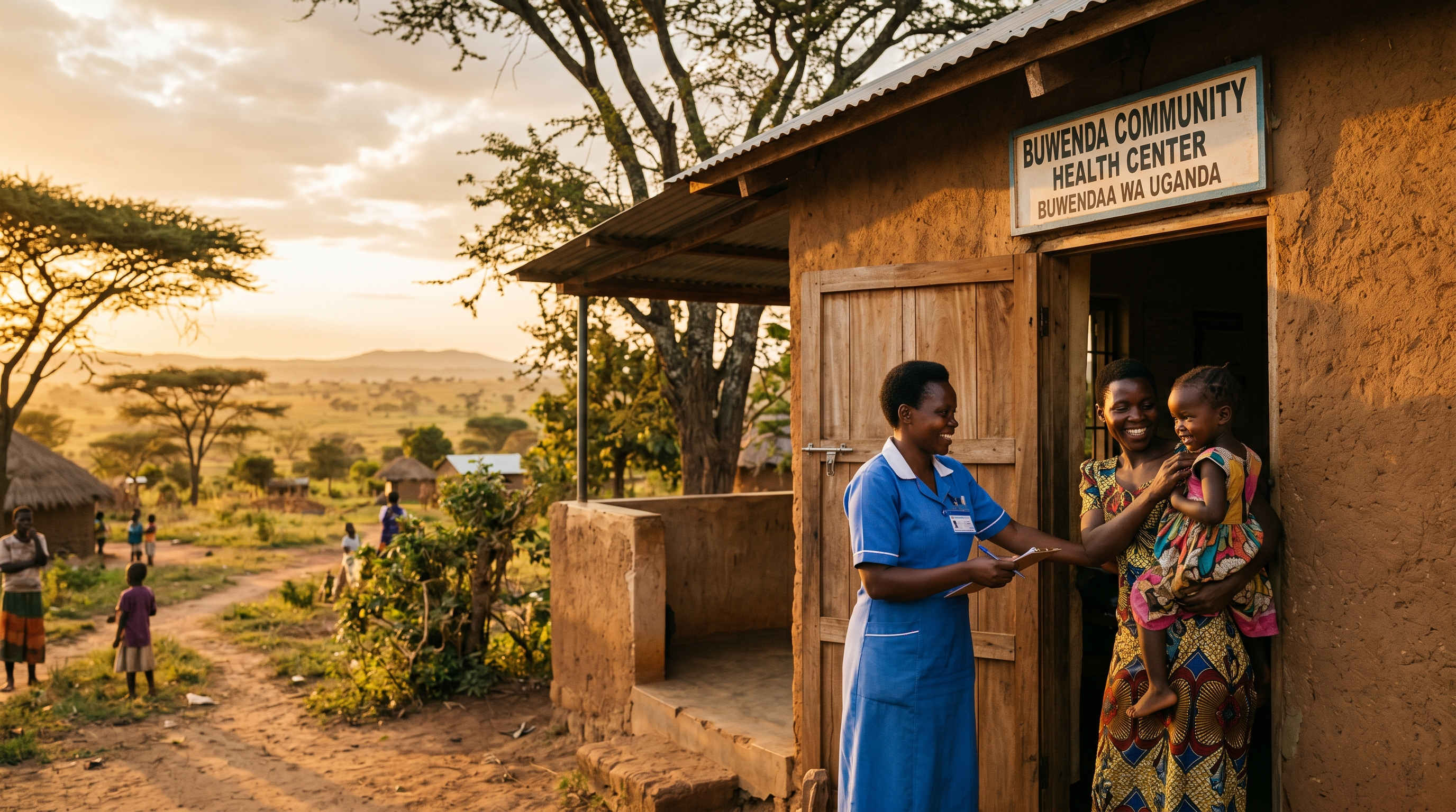 A Lebarty Community Health Foundation clinic in Africa