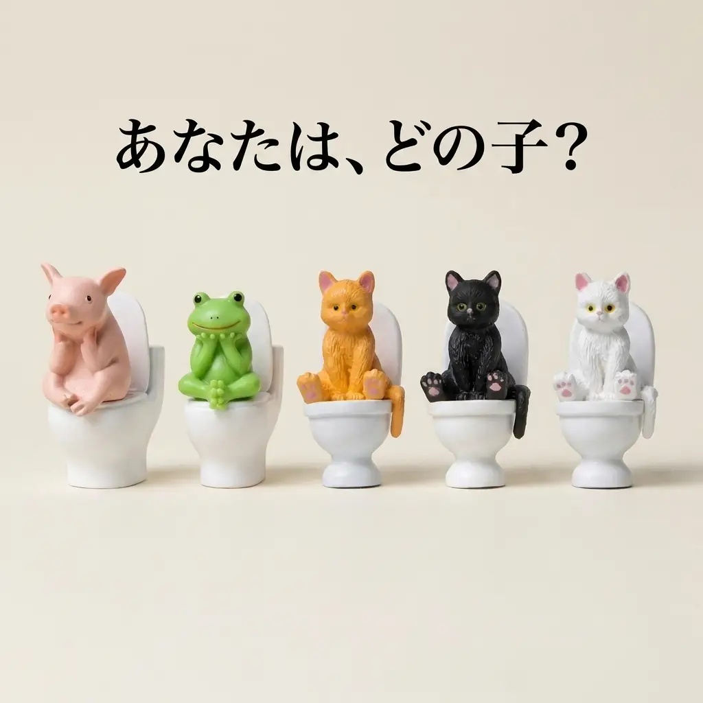 トイレでひとやすみ ぶたさん