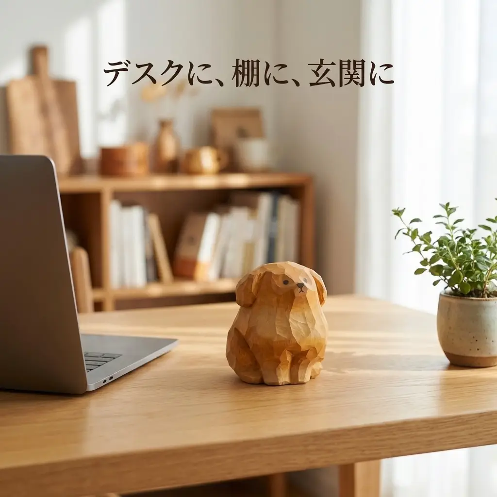 約5cm。飾る場所を選びません。