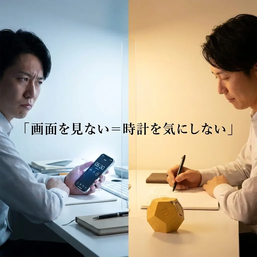 「画面がないから、集中しやすい。」