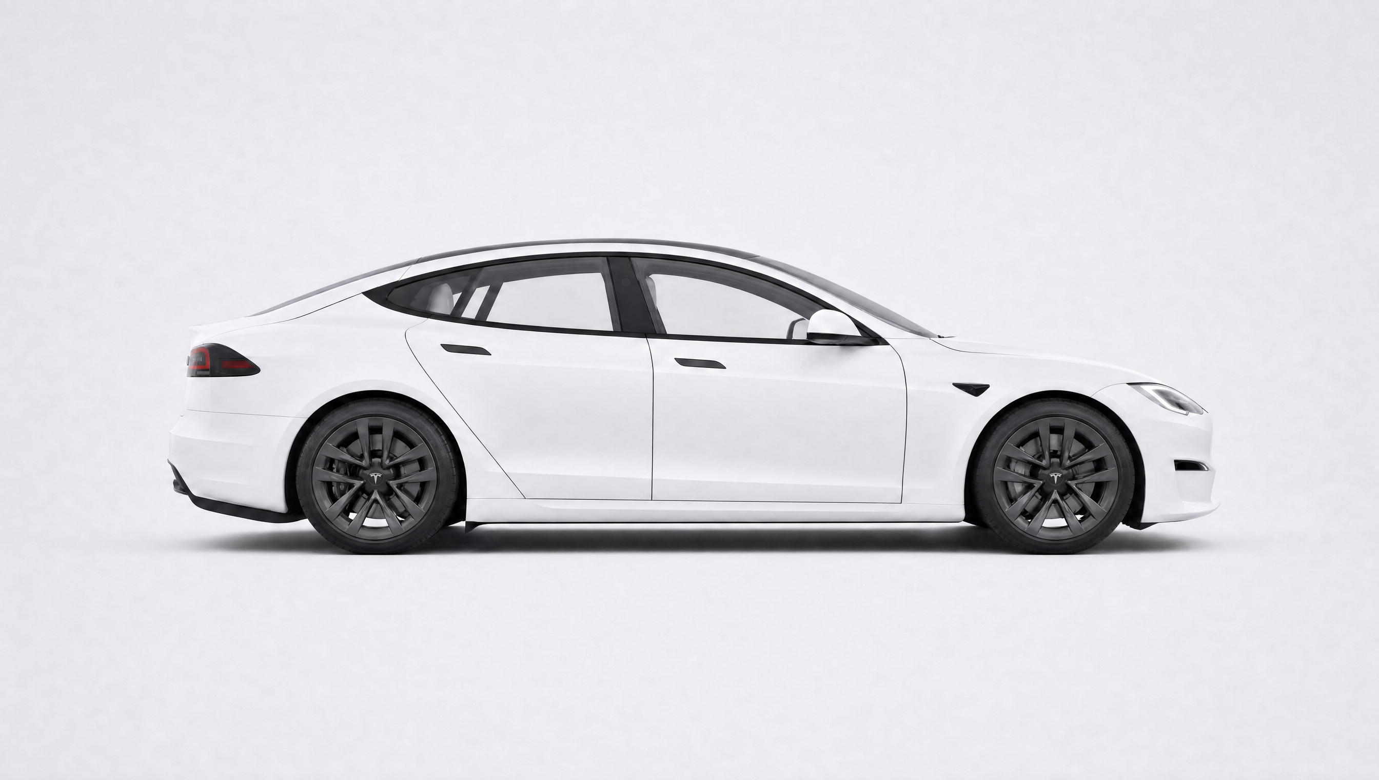 Estudio lavender con un Tesla blanco