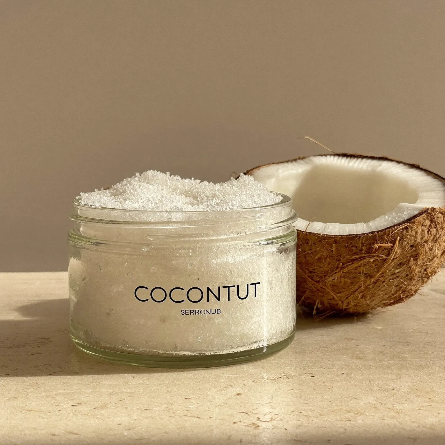 Exfoliante corporal de coco