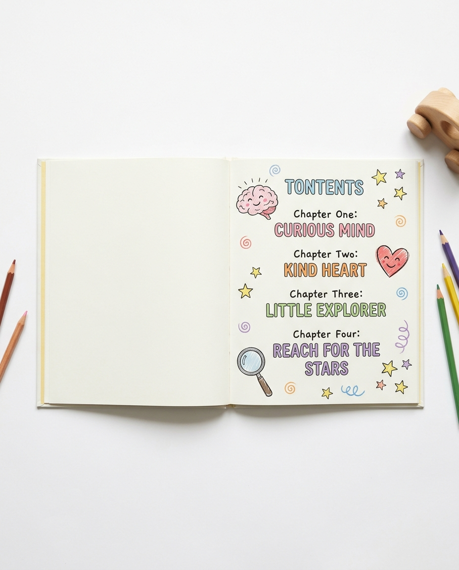 Table of contents spread
