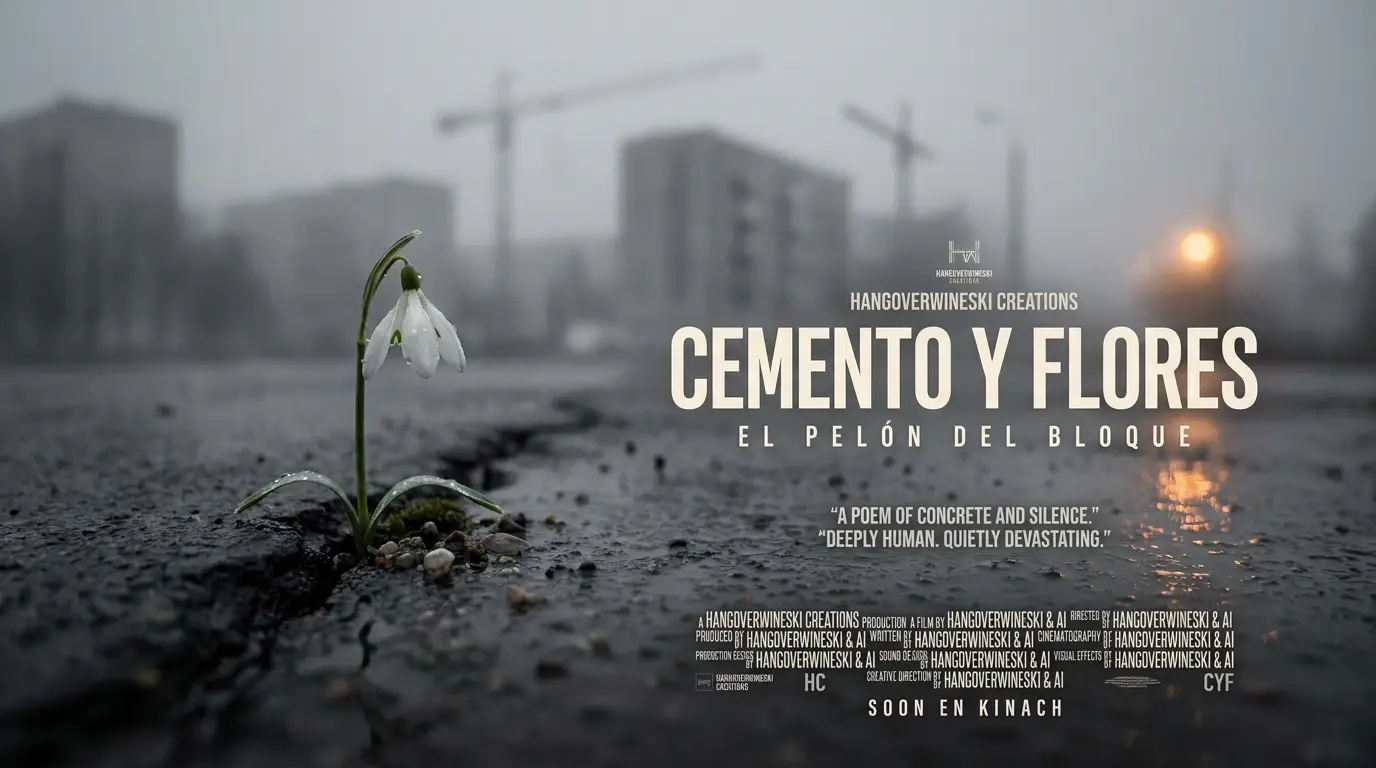 CEMENTO Y FLORES
