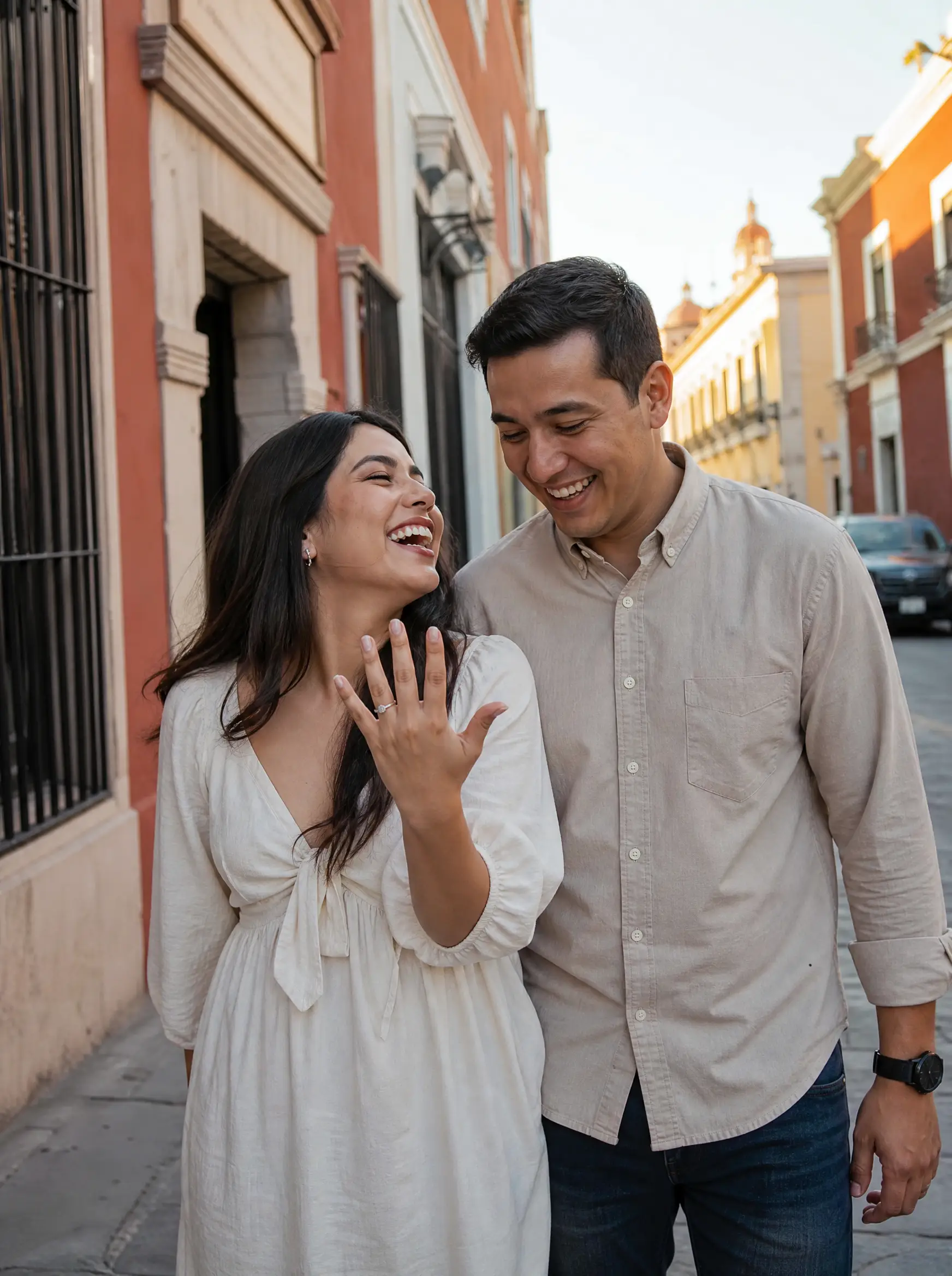 Sesión de pedida de mano por Gii Studio en Saltillo