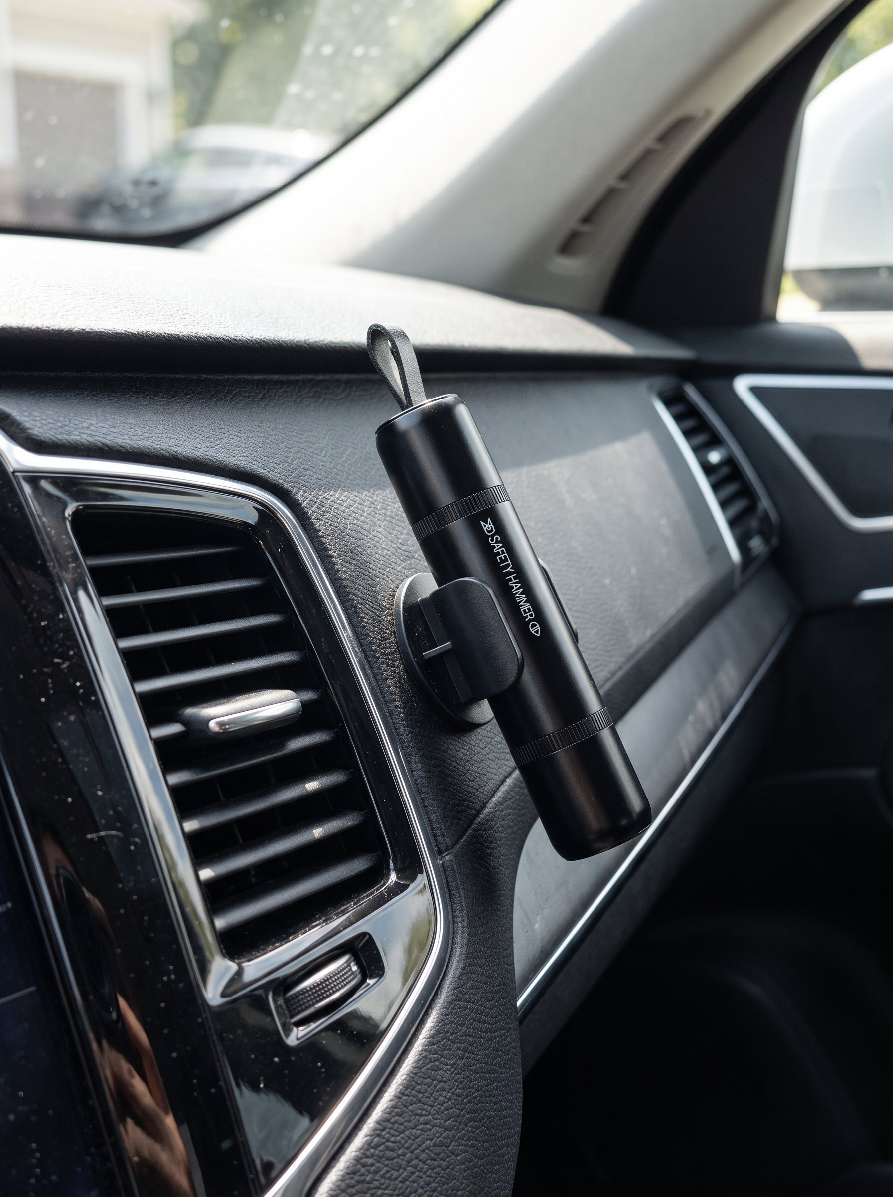 ExitReach mounted on a dashboard