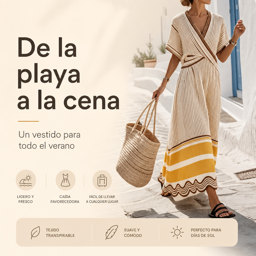 De la playa a la cena