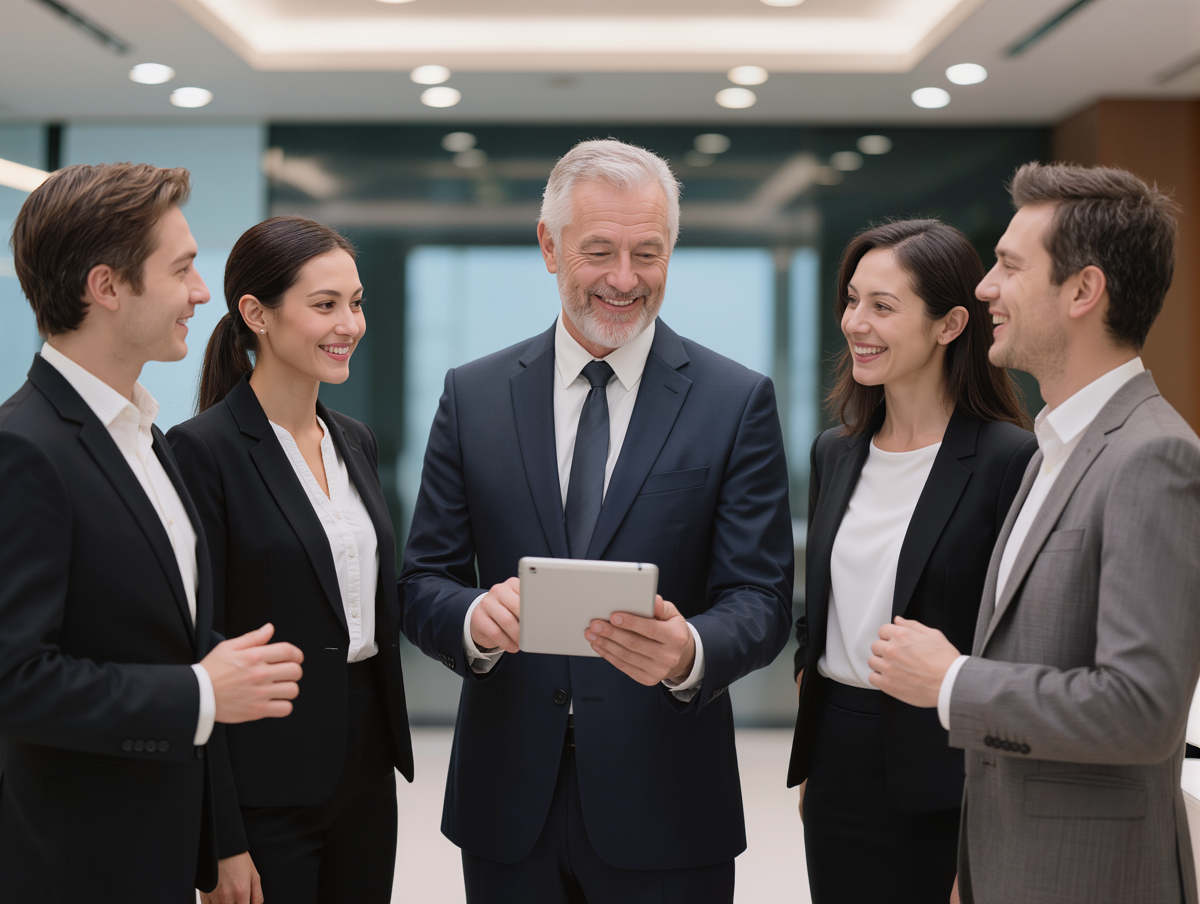 Attorneys and staff networking at a legal industry event