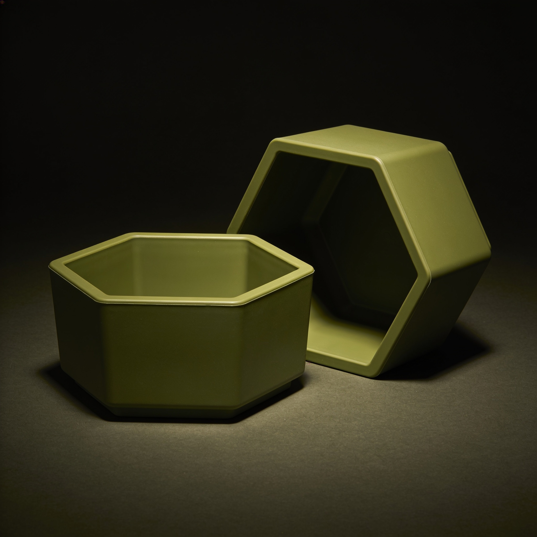 Faceted Pot Concrete mold