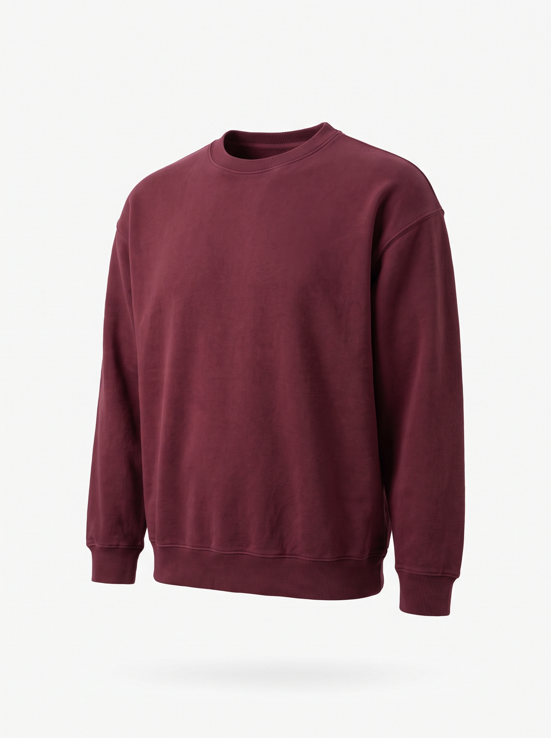 Relay Crewneck — Deep Burgundy