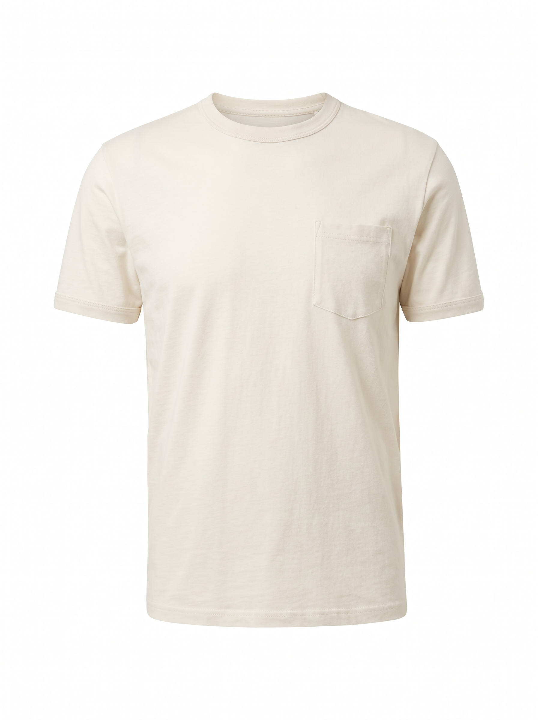 Pocket Tee — Ecru