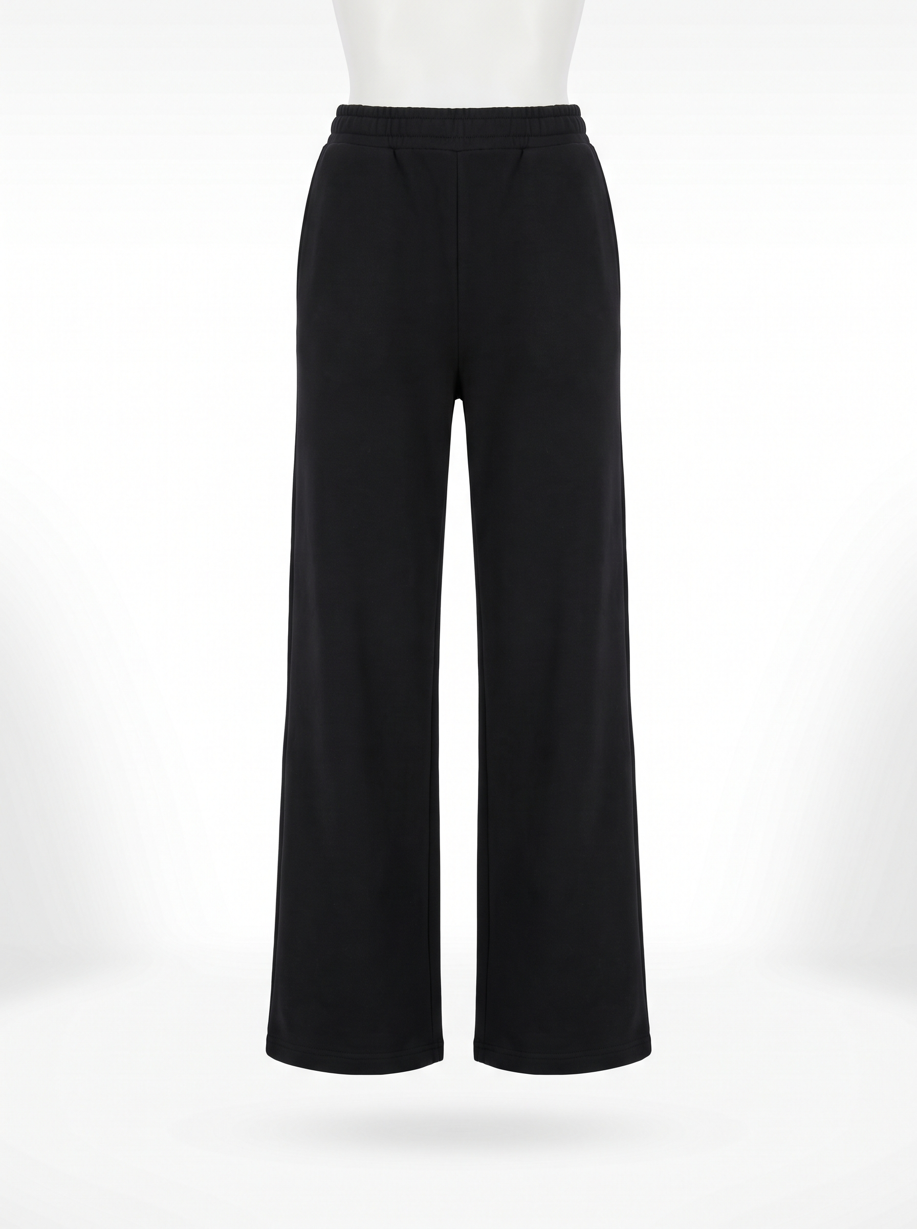 Wide Sweatpant — Jet Black