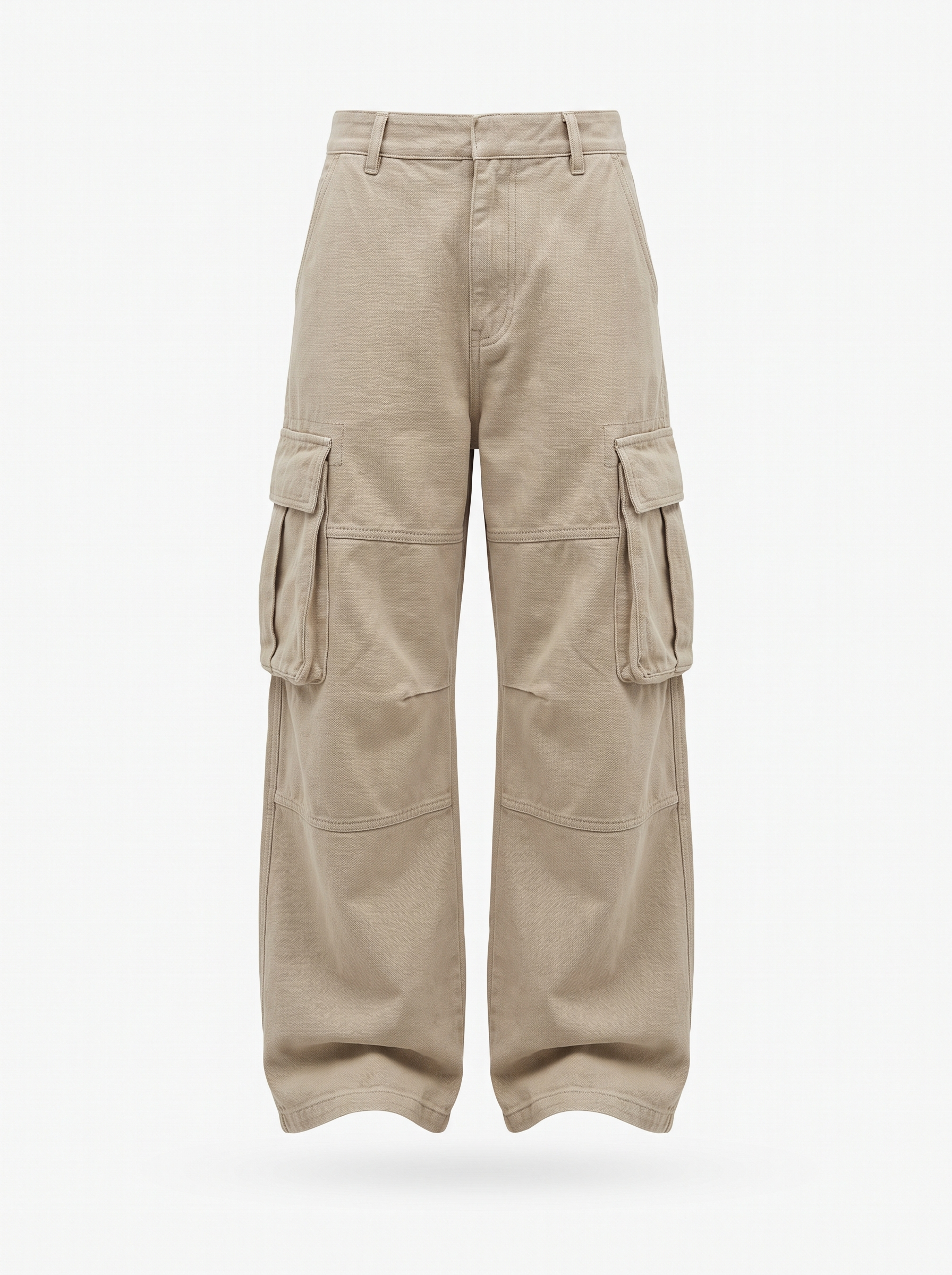 Wide Cargo Pant — Stone