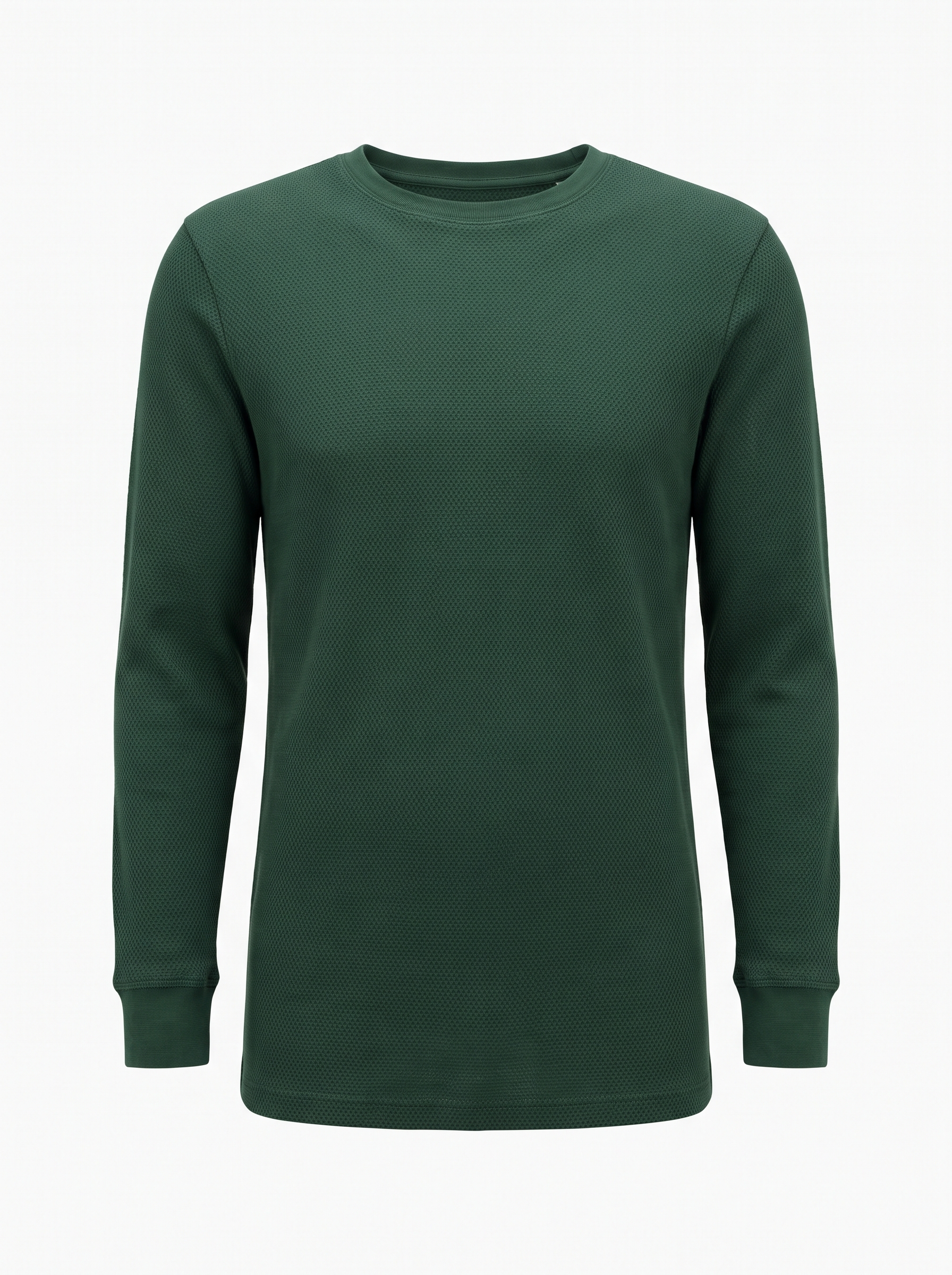 Waffle Longsleeve — Forest