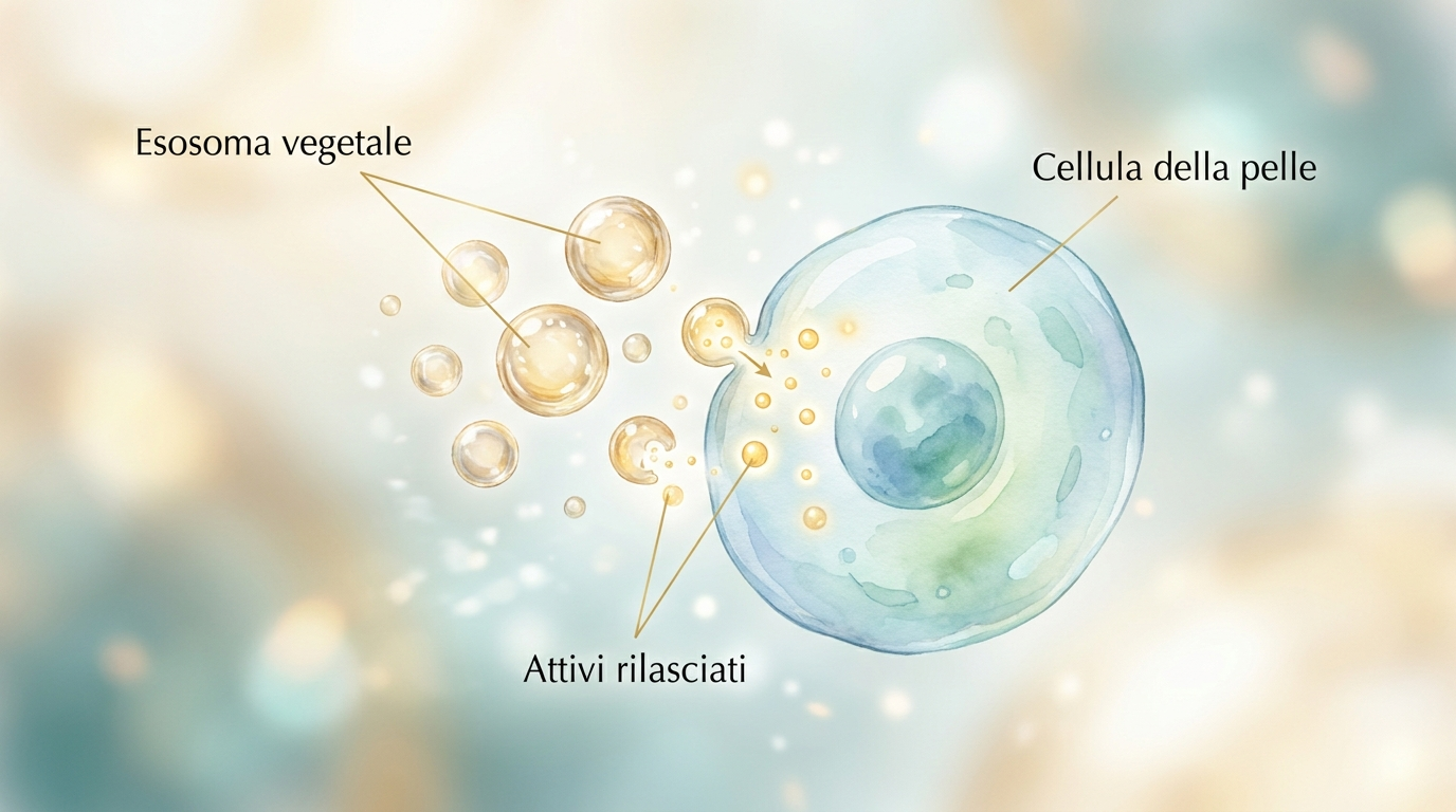 Come agiscono gli esosomi vegetali sulla pelle