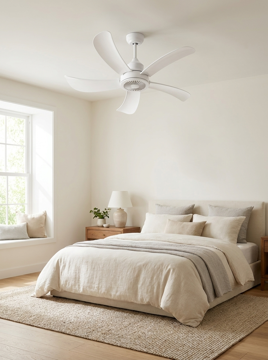 Ceiling Fan in camera da letto