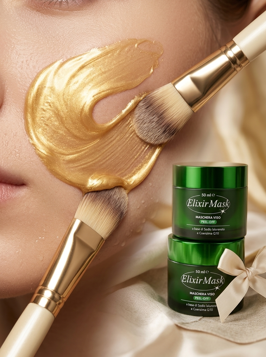 Texture dorata della maschera ELIXIR MASK