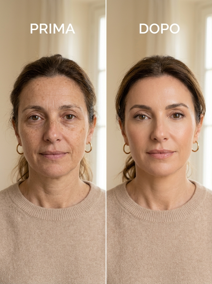 Laura prima e dopo