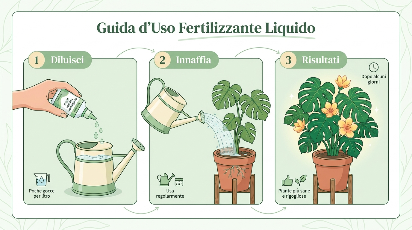 Come si usa Plant Regrow: diluisci, innaffia, osserva i risultati