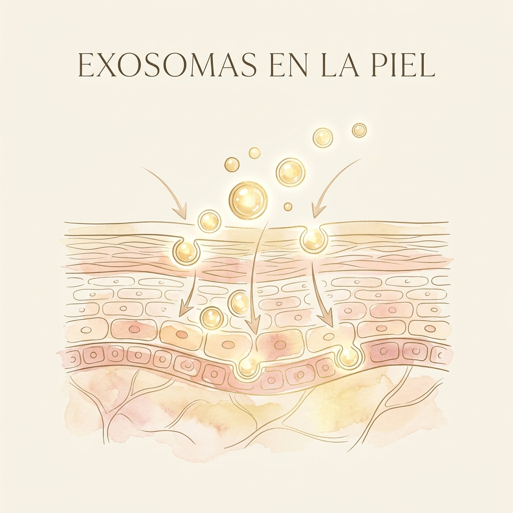 Cómo actúan los exosomas vegetales en la piel