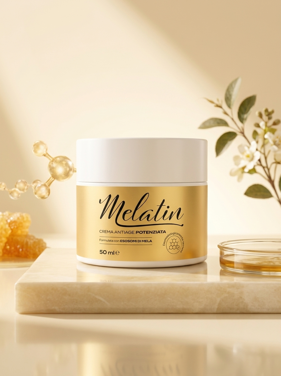 Melatin crema viso antietà