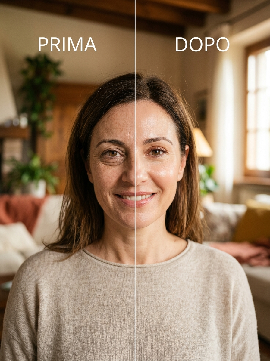 Laura prima e dopo