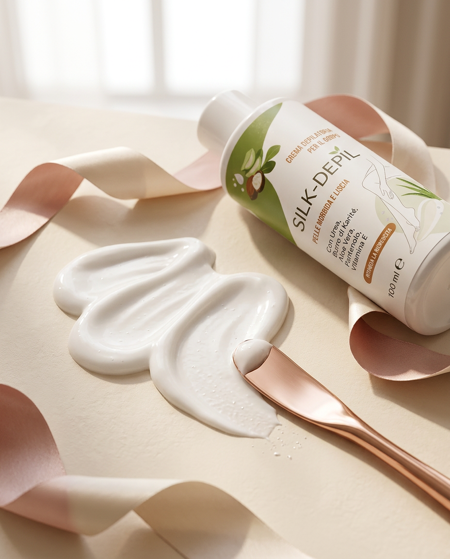 La texture in crema di SILK DEPIL