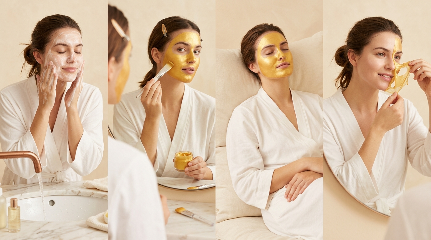Come applicare VÈLO Gold Skin passo dopo passo