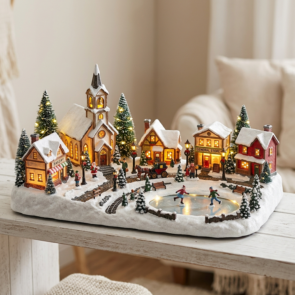 LED Christmas Village