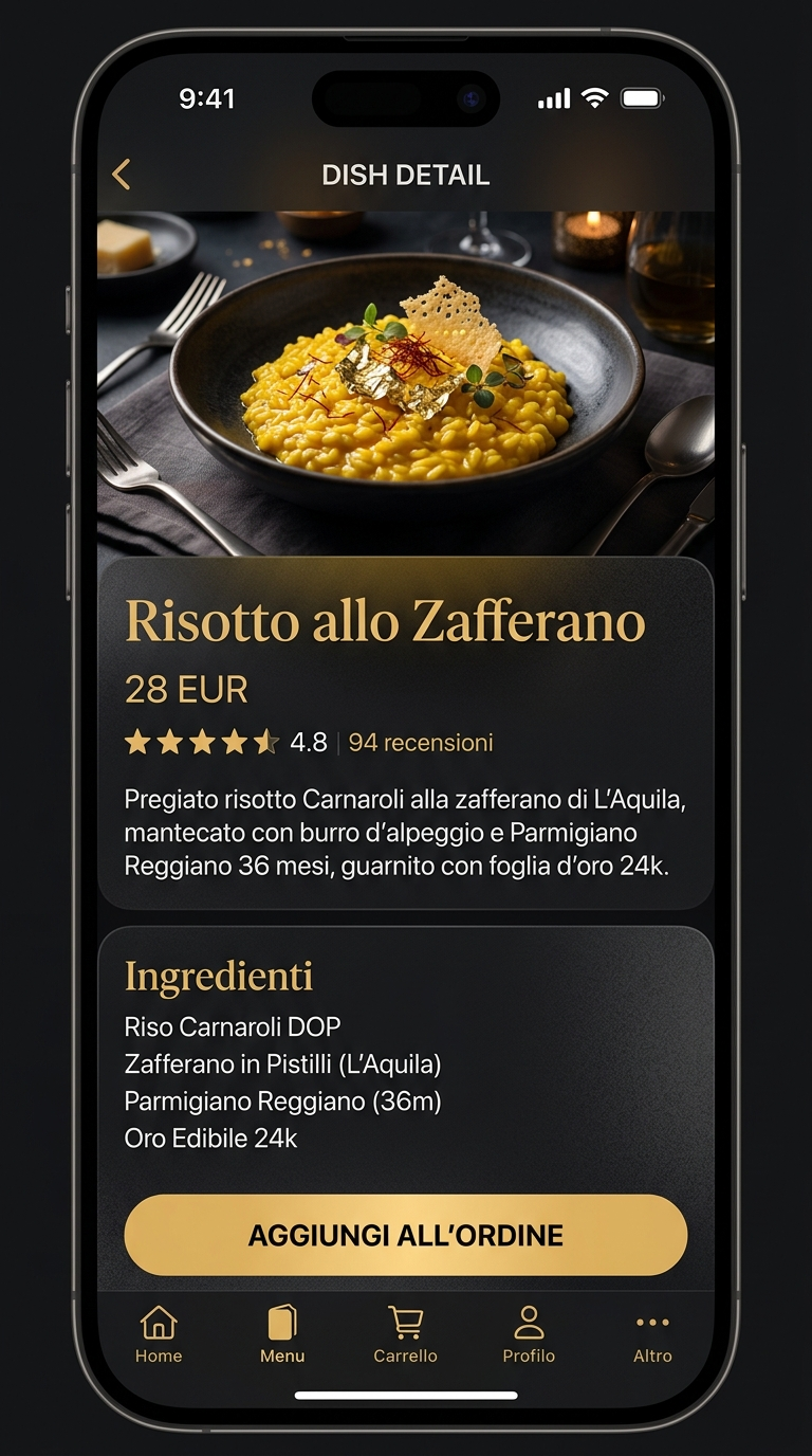 Osteria del Naviglio — Dettaglio piatto