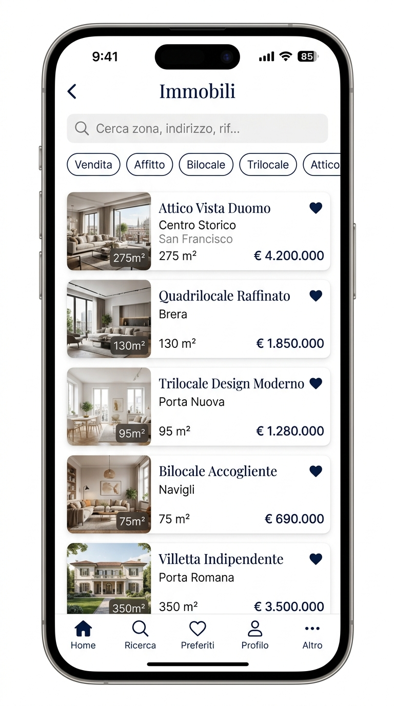 Casa Bianca Immobiliare — Immobili
