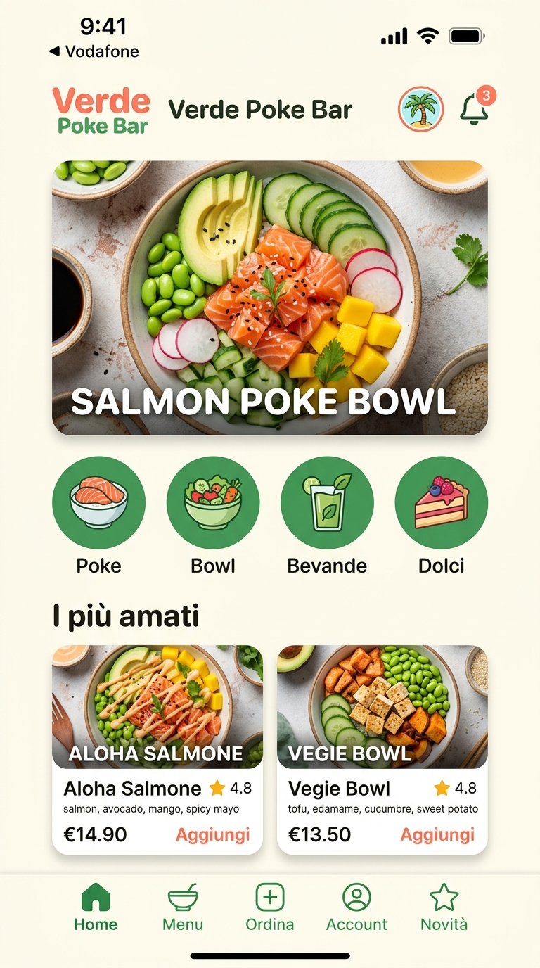 Verde Poke Bar — Home