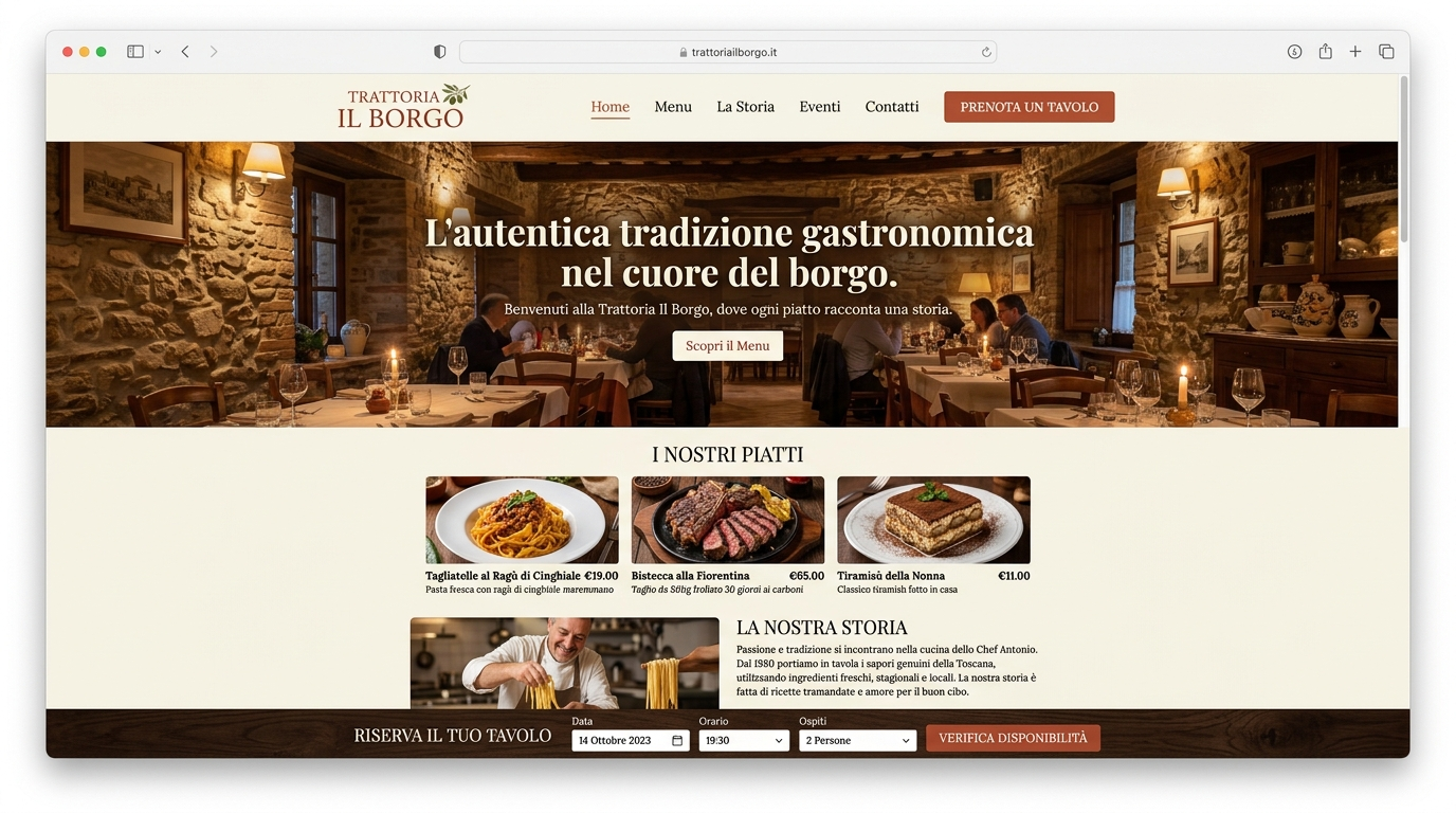 Trattoria Il Borgo — Home