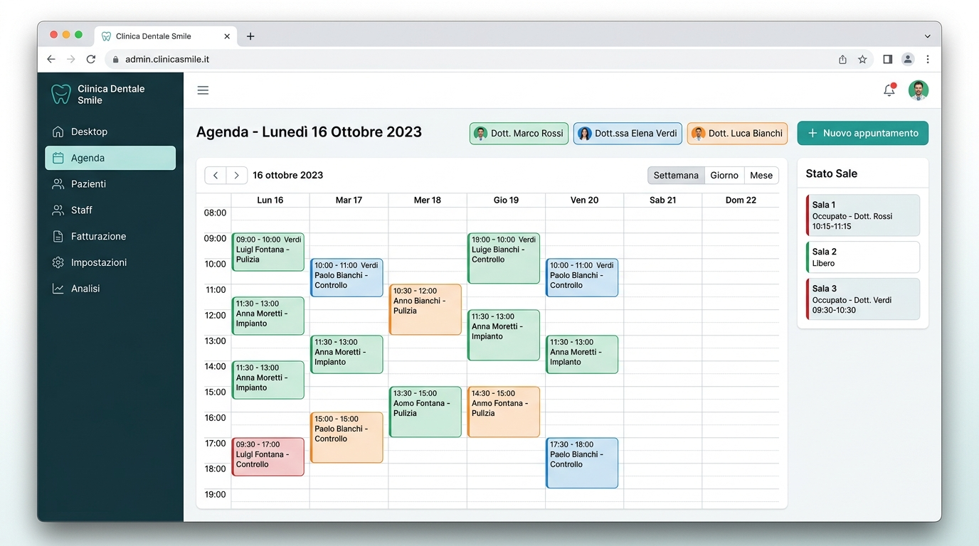 Gestionale Studio Medico — Agenda