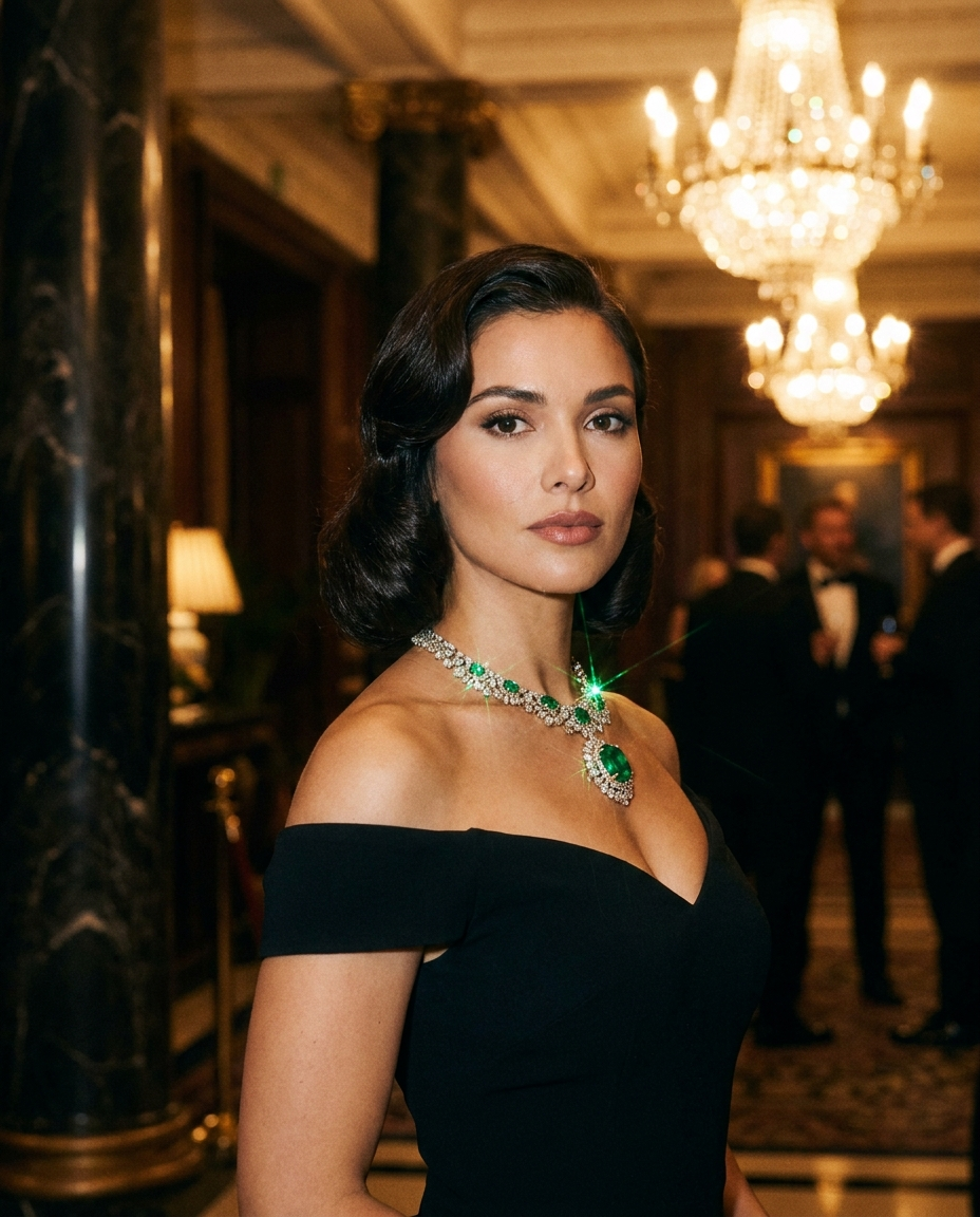 Muzo Colombian emerald high jewelry necklace — The Muzo Collection by Green Glow