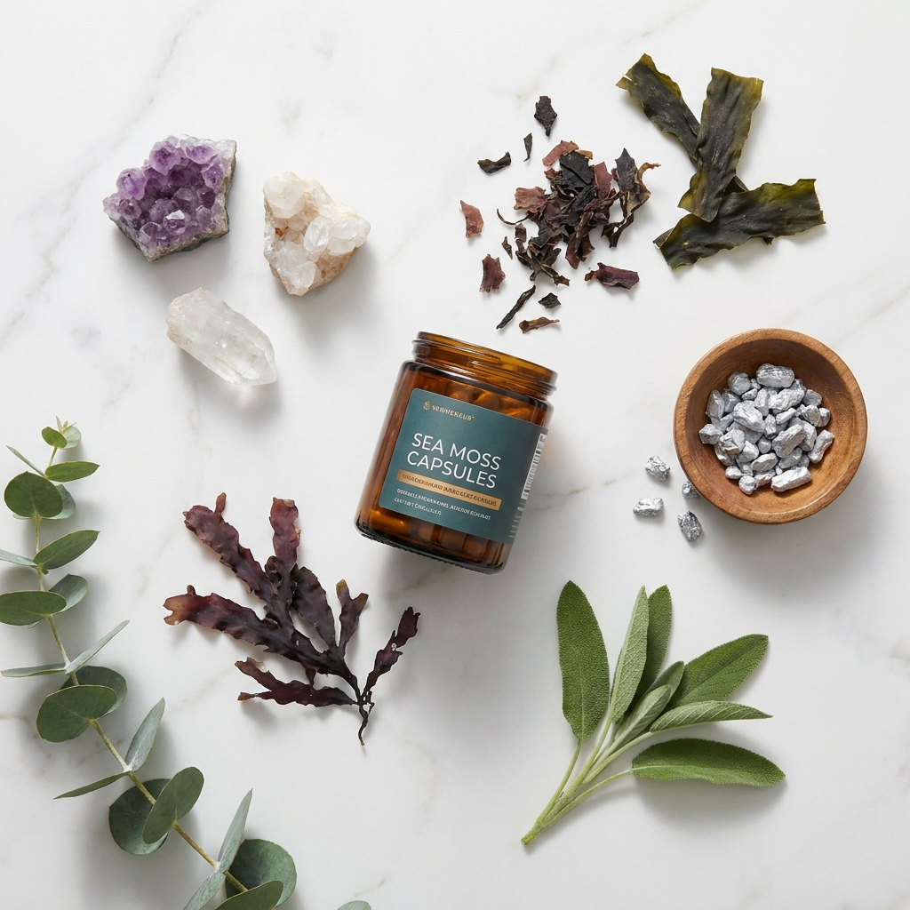 Natürliche Zutaten – Sea Moss Mineralien