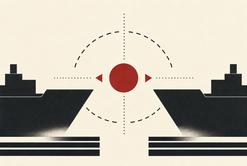Abstract editorial illustration