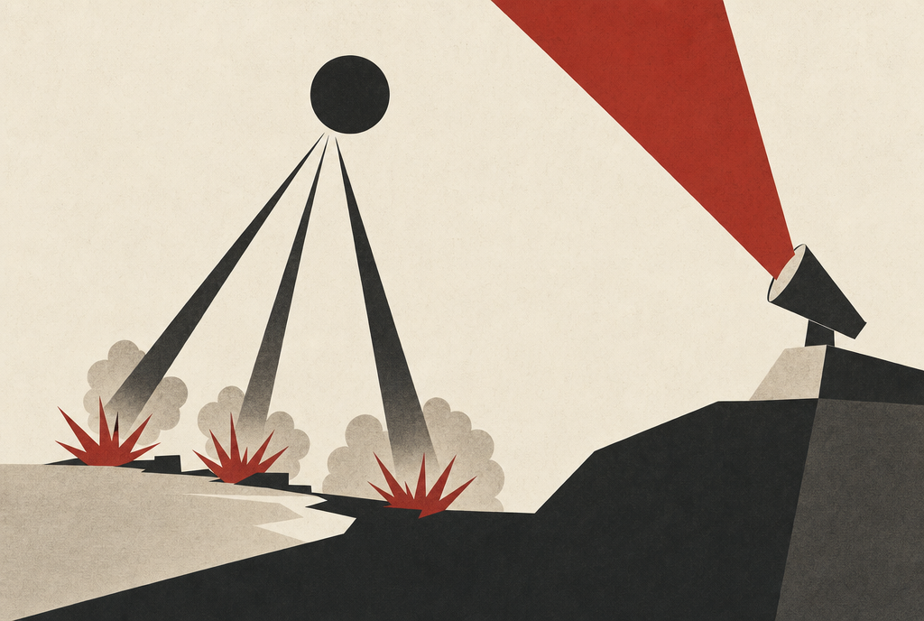 Abstract editorial illustration