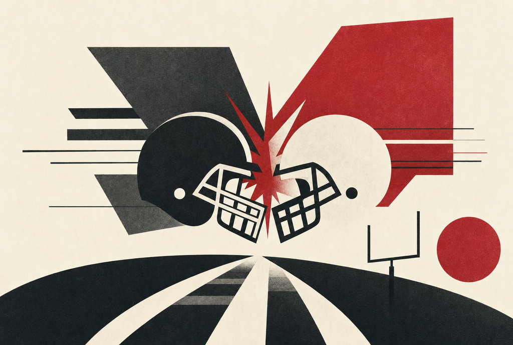 Abstract editorial illustration