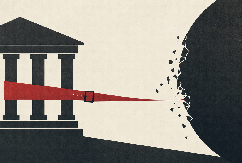 Abstract editorial illustration