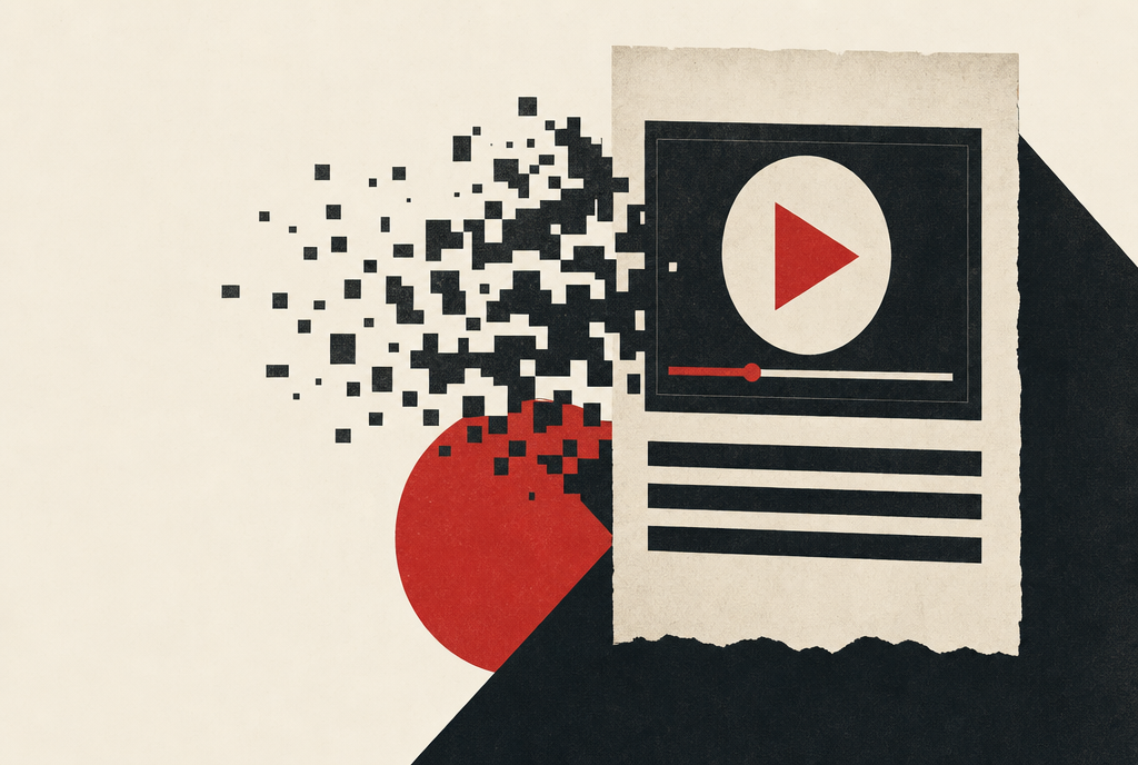 Abstract editorial illustration
