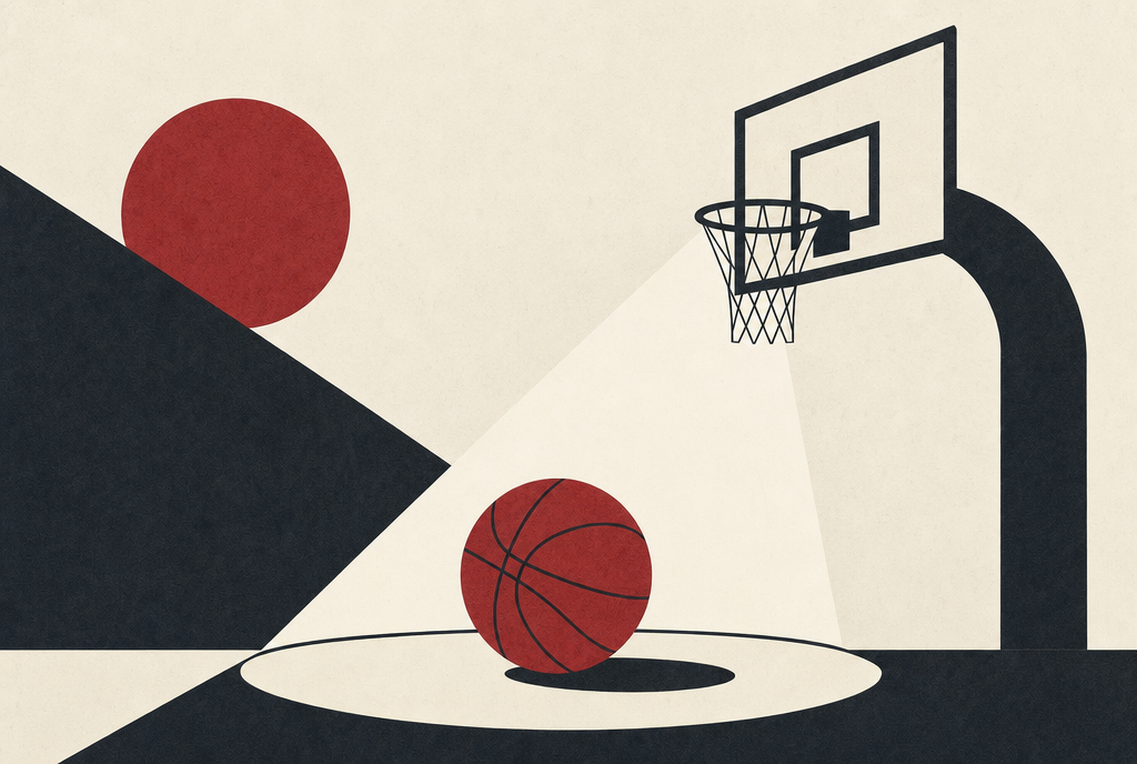 Abstract editorial illustration