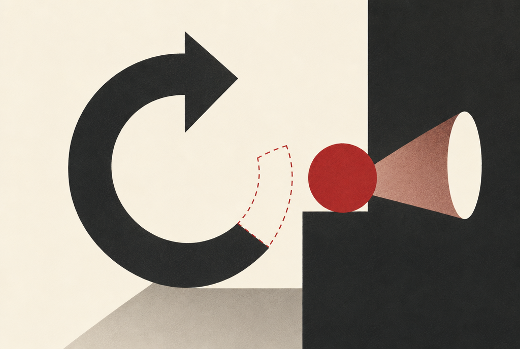 Abstract editorial illustration