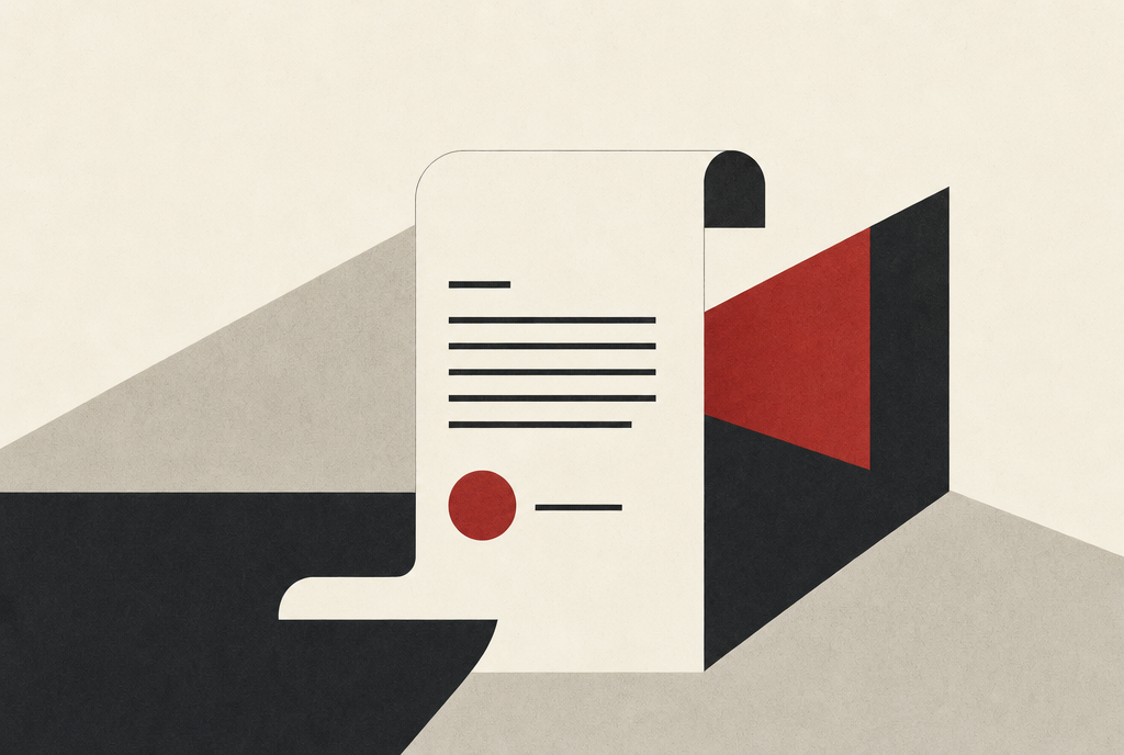 Abstract editorial illustration