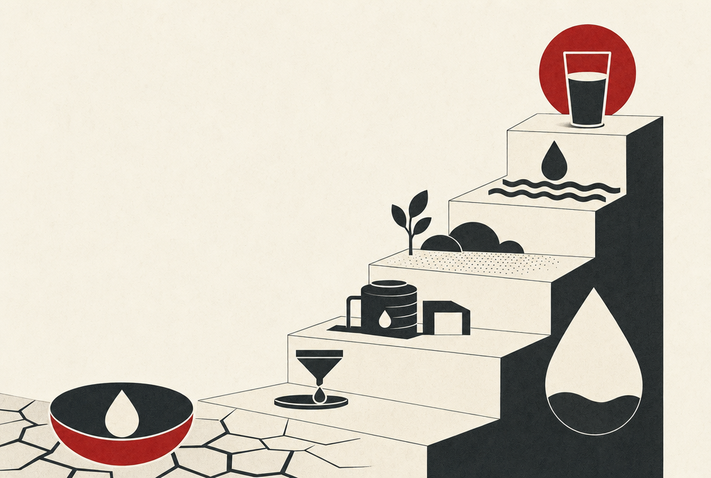 Abstract editorial illustration