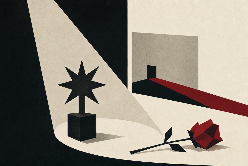 Abstract editorial illustration