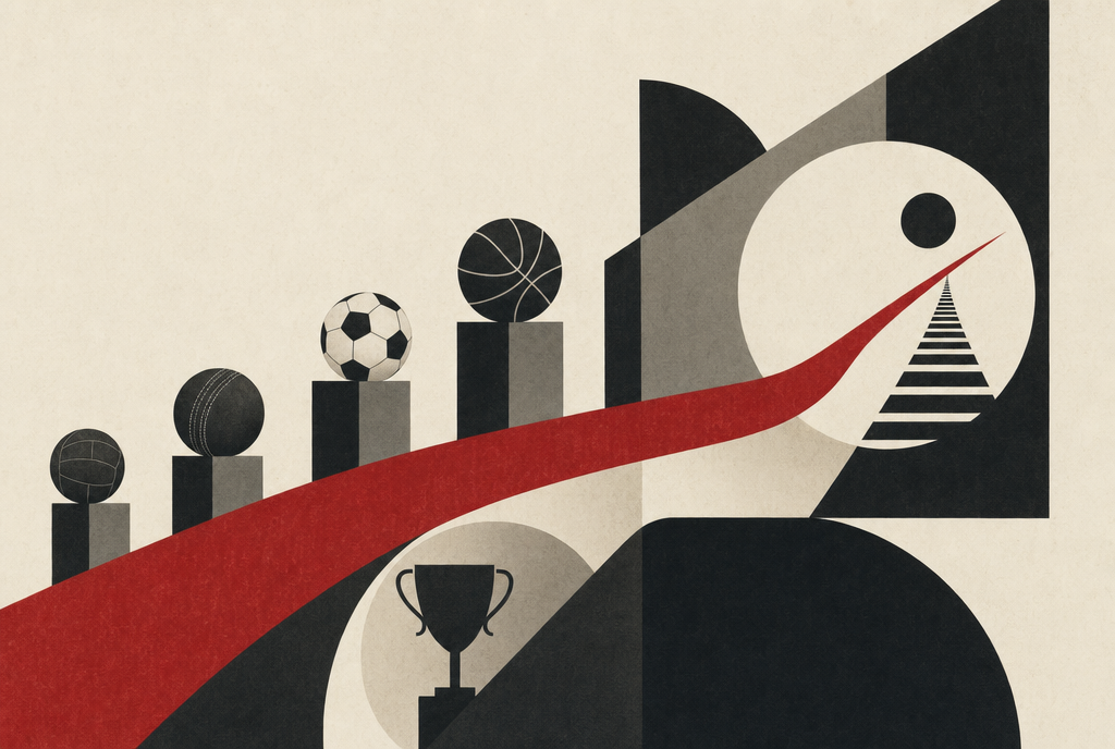 Abstract editorial illustration