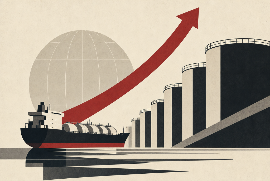 Abstract editorial illustration