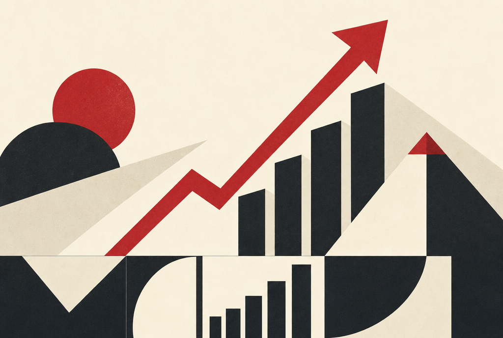 Abstract editorial illustration